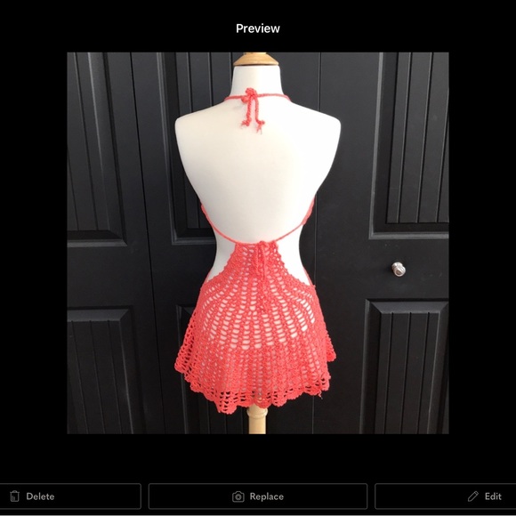 Crochet swimsuit cover - Picture 4 of 6